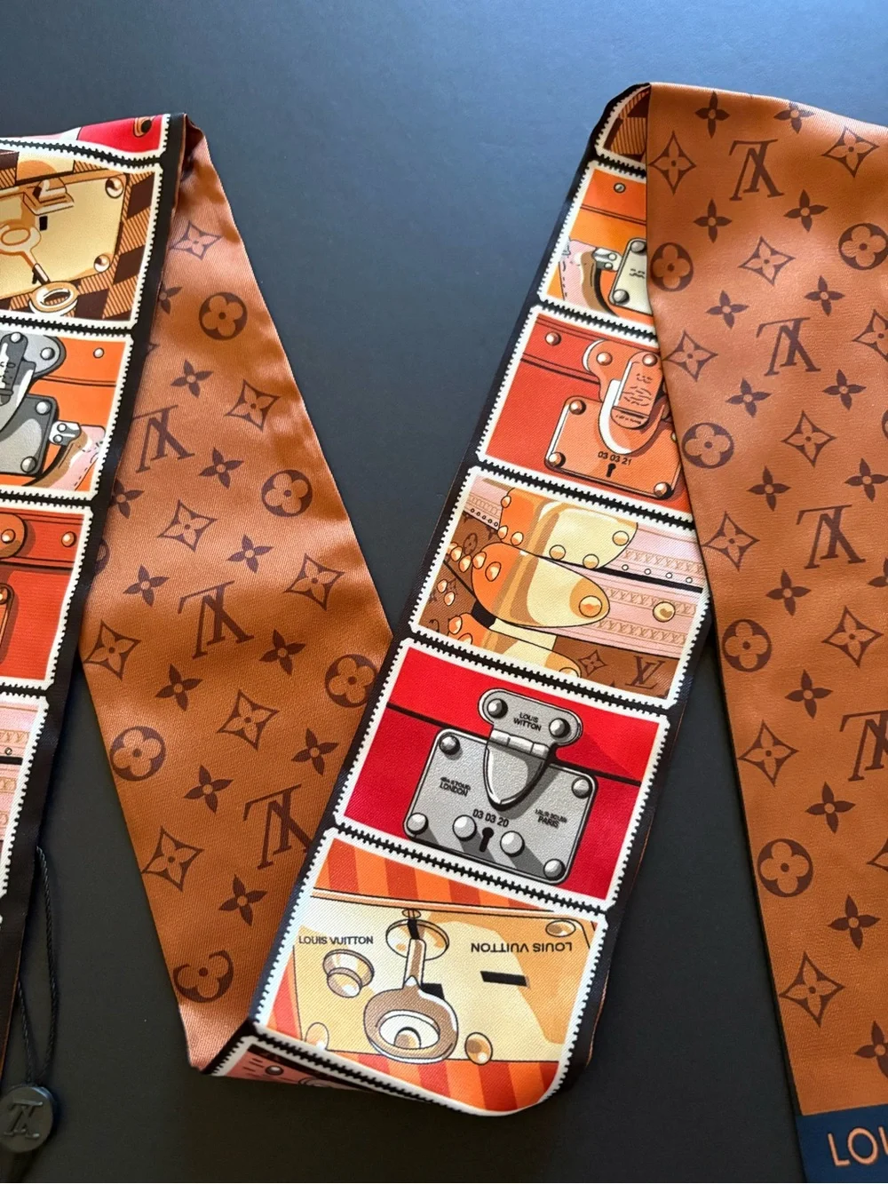 Fashion Silk Long Scarf Twilly